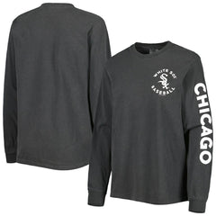Chicago White Sox Soft as a Grape Women's Team Pigment Dye Long Sleeve T-Shirt - Black - MLB Online