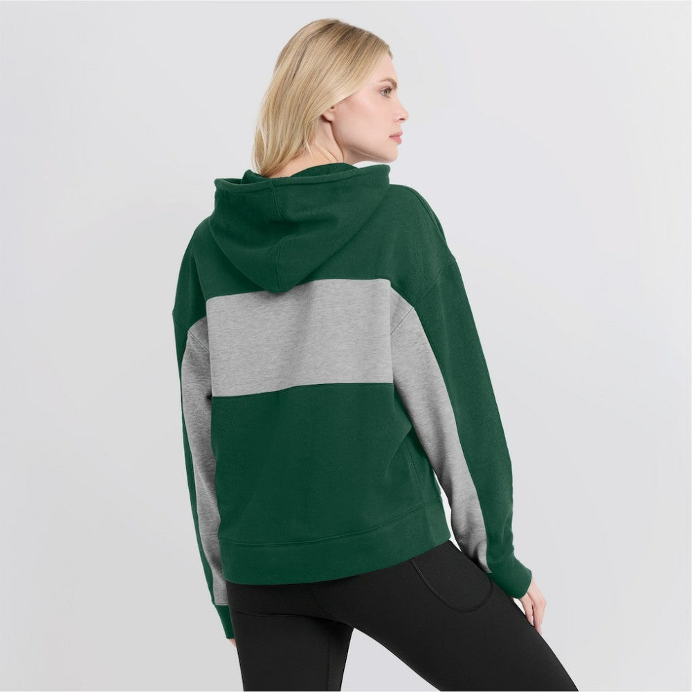 Athletics Fanatics Women's Filled Stat Sheet Pullover Hoodie - Green - Fanatics on Sale