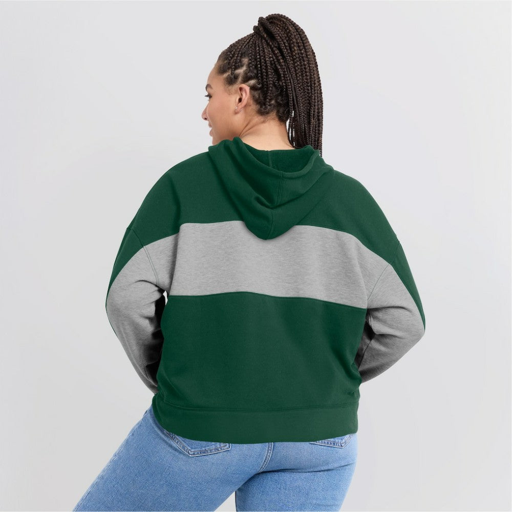 Athletics Fanatics Women's Filled Stat Sheet Pullover Hoodie - Green - Fanatics on Sale