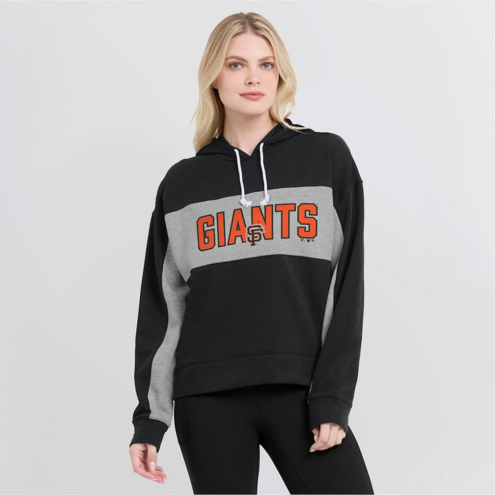 San Francisco Giants Fanatics Women's Filled Stat Sheet Pullover Hoodie - Black - Fanatics Discount