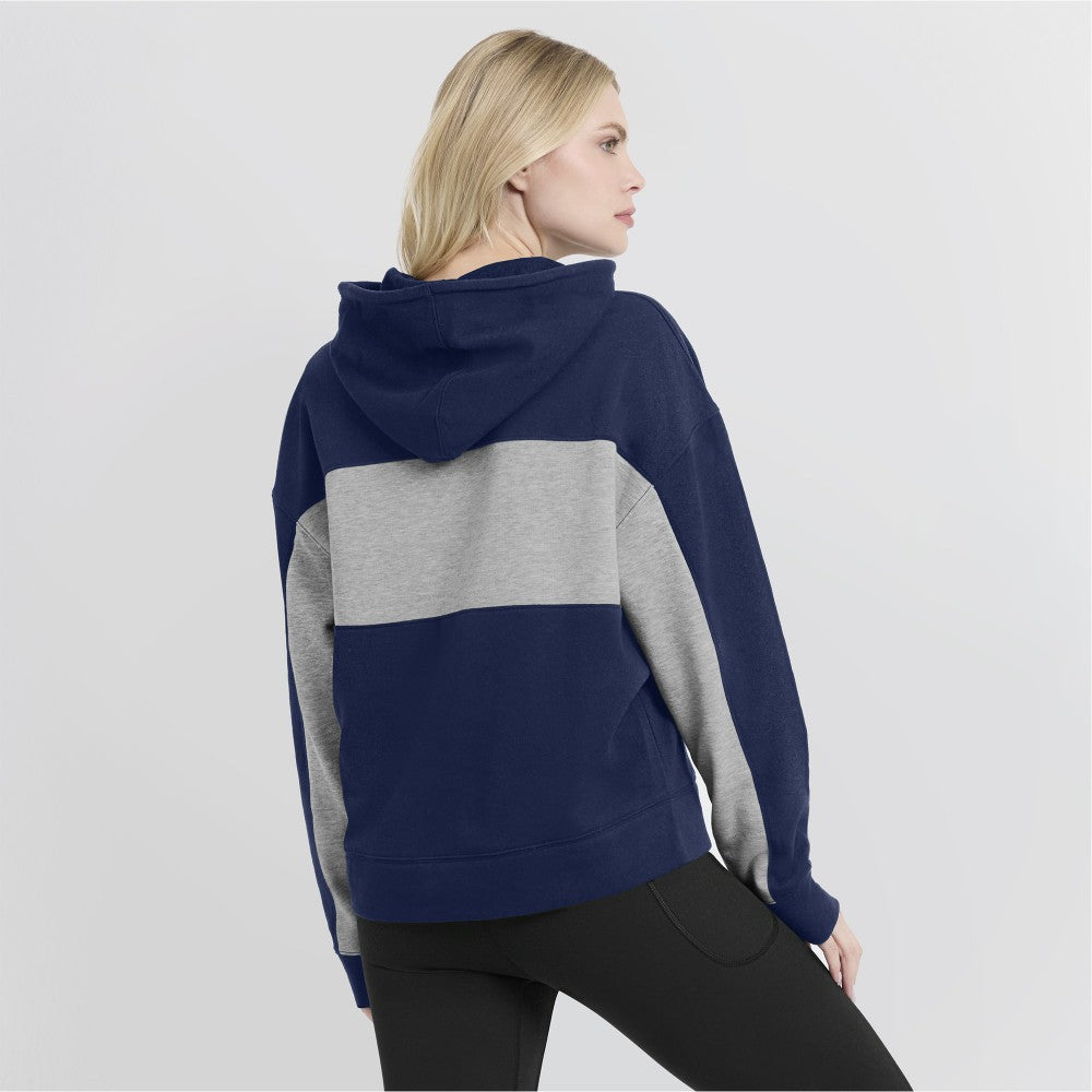 Cleveland Guardians Fanatics Women's Filled Stat Sheet Pullover Hoodie - Navy - Fanatics Lifestyle