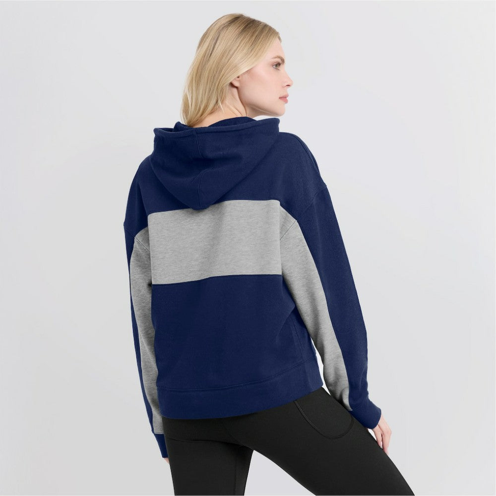 Minnesota Twins Fanatics Women's Filled Stat Sheet Pullover Hoodie - Navy - Fanatics on Sale