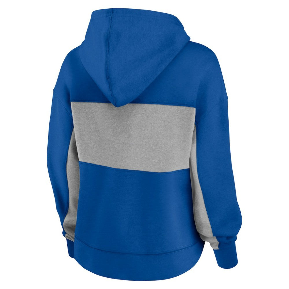 Chicago Cubs Fanatics Women's Filled Stat Sheet Pullover Hoodie - Royal - Fanatics on Sale