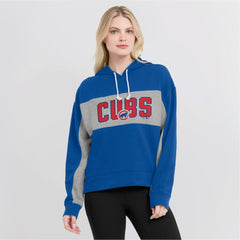 Chicago Cubs Fanatics Women's Filled Stat Sheet Pullover Hoodie - Royal - Fanatics on Sale