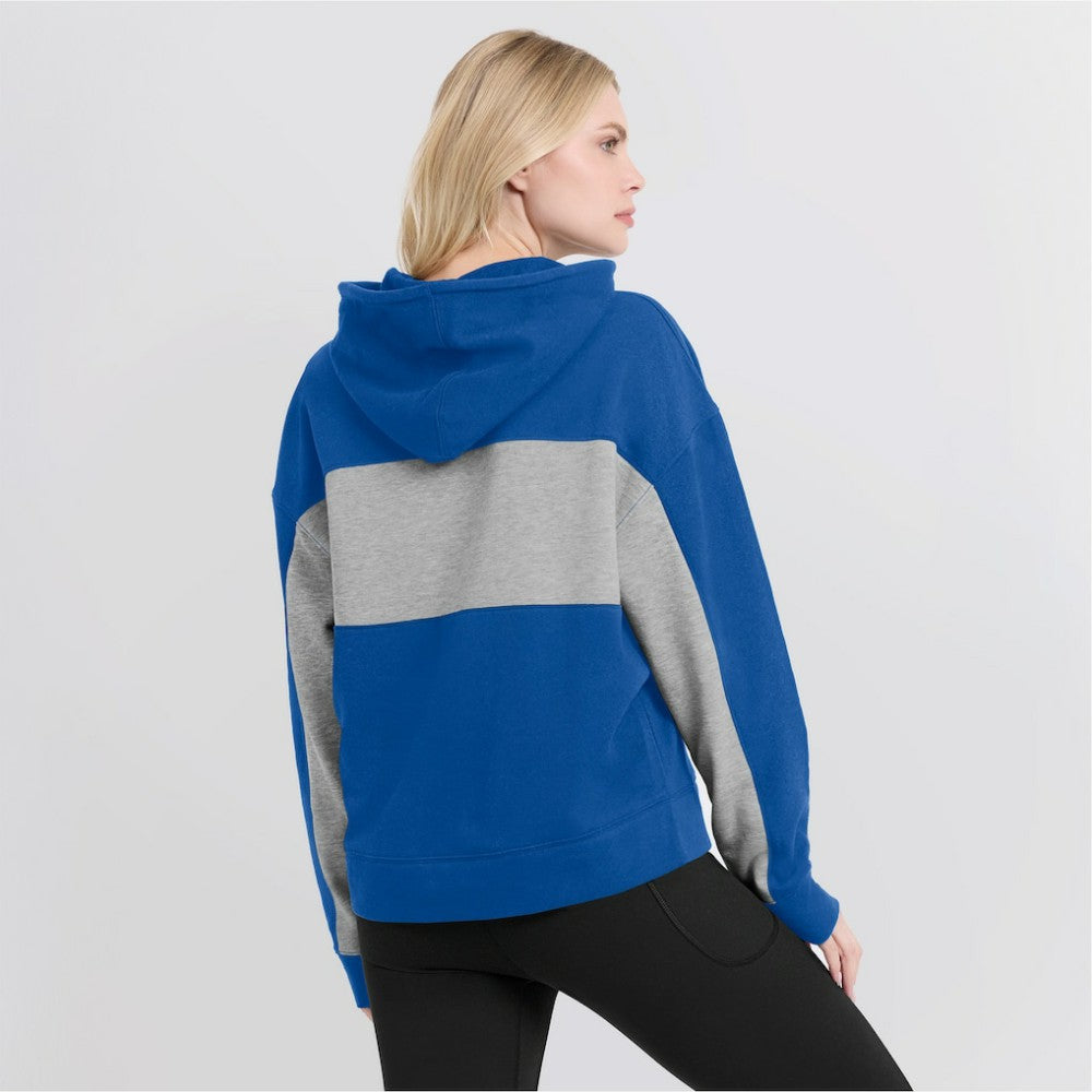Chicago Cubs Fanatics Women's Filled Stat Sheet Pullover Hoodie - Royal - Fanatics on Sale