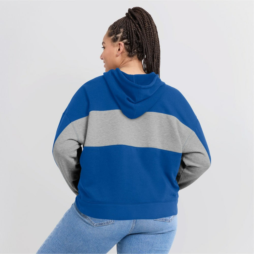 Chicago Cubs Fanatics Women's Filled Stat Sheet Pullover Hoodie - Royal - Fanatics on Sale