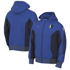Dallas Mavericks 2023/24 Authentic Showtime Full-Zip Hoodie for sale Blue | Nike Lifestyle