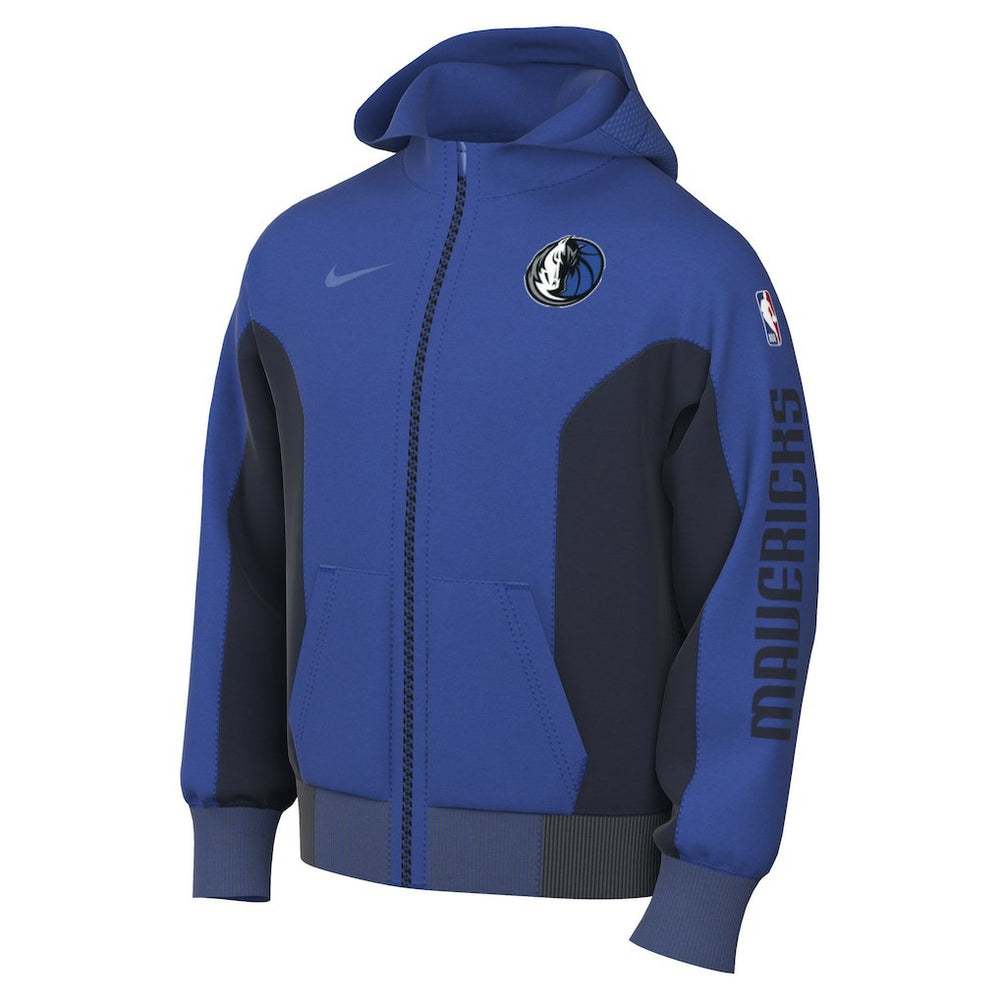 Dallas Mavericks 2023/24 Authentic Showtime Full-Zip Hoodie for sale Blue | Nike Lifestyle
