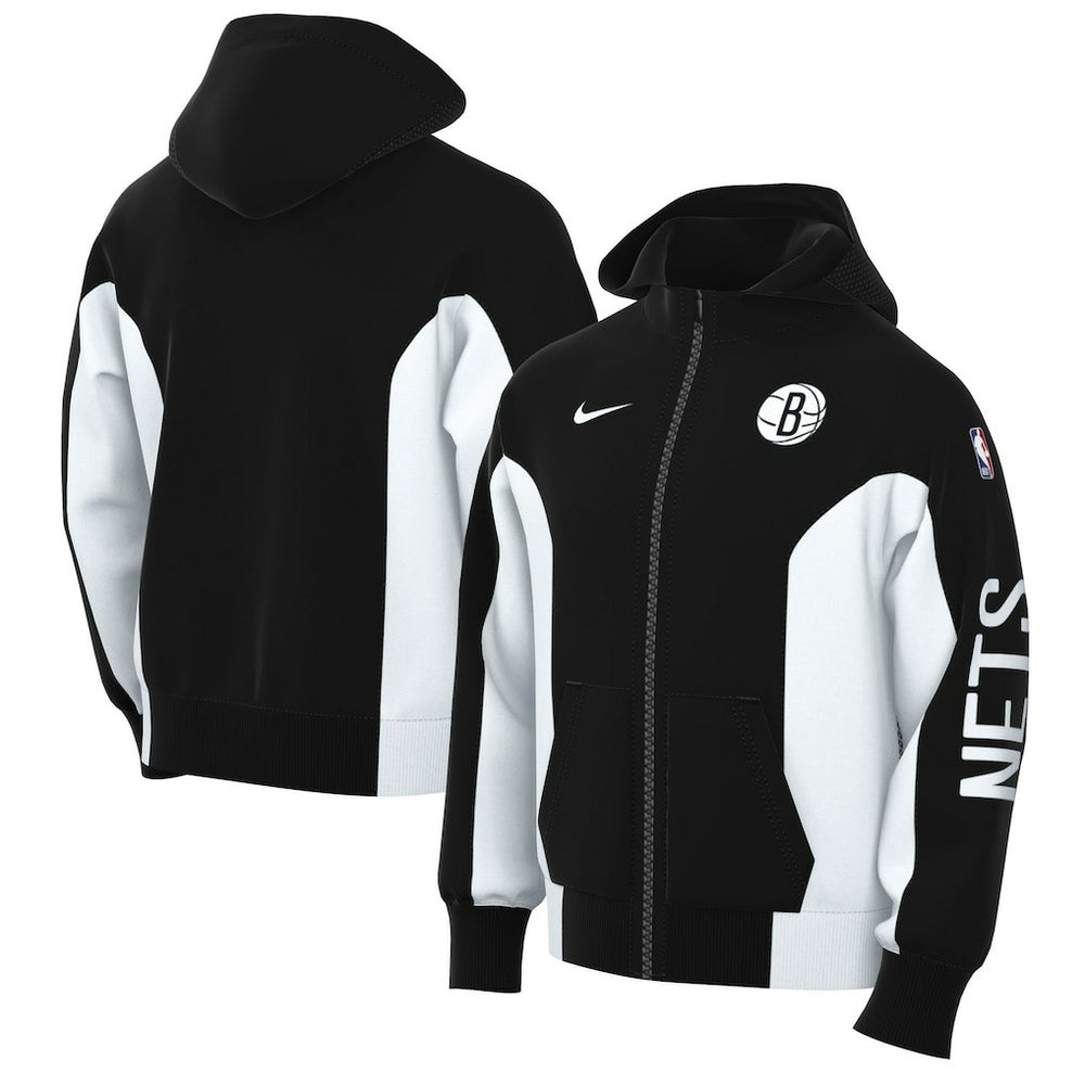 Brooklyn Nets 2023/24 Authentic Showtime Full-Zip Hoodie Black | Nike online