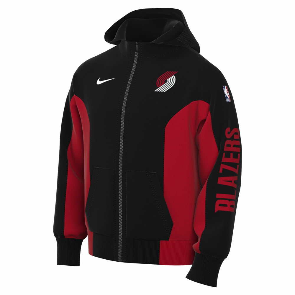 Portland Trail Blazers 2023/24 Authentic Showtime Full-Zip Hoodie Black | Nike