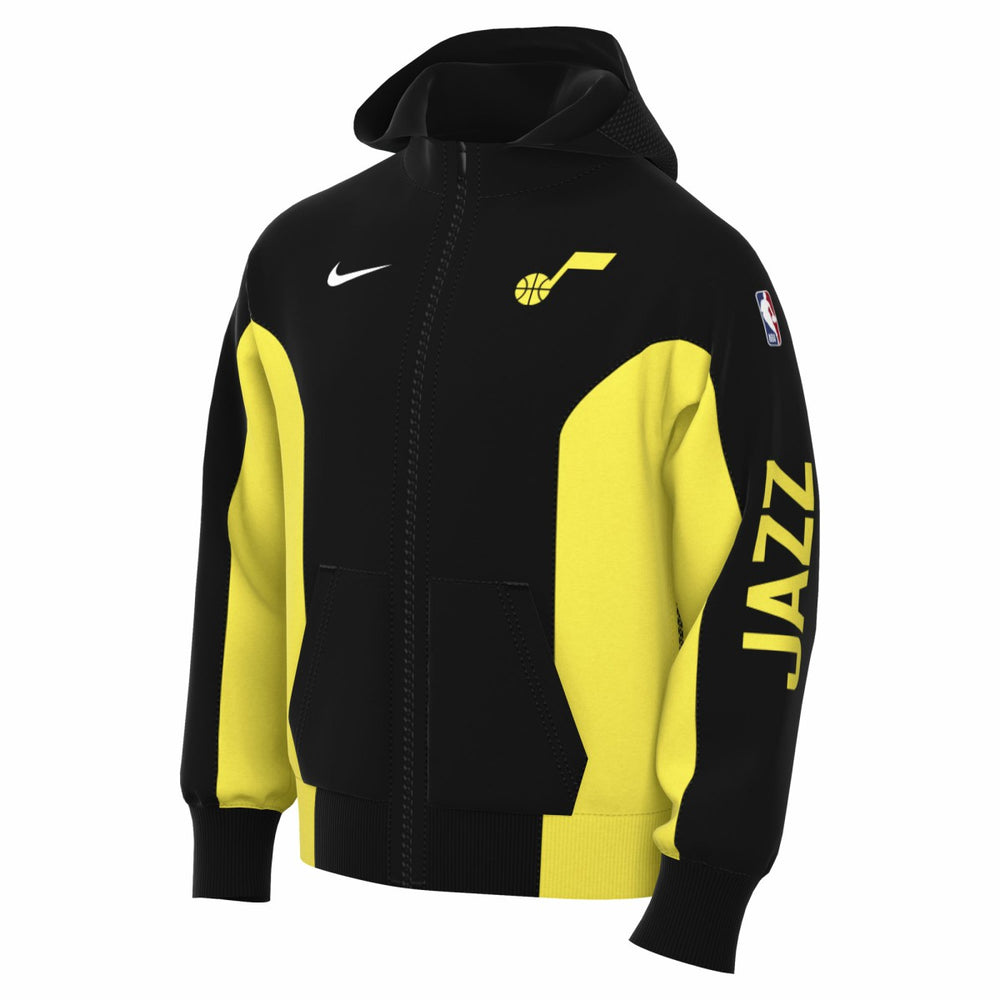 Utah Jazz 2023/24 Authentic Showtime Full-Zip Hoodie Black | Nike Lifestyle