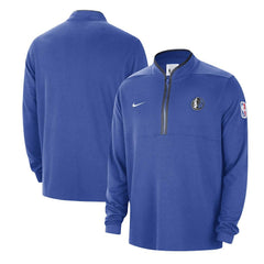 Dallas Mavericks Authentic Performance Half-Zip Jacket for sale Blue | Nike discount