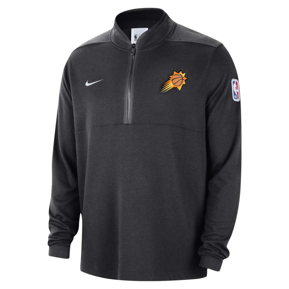 Phoenix Suns Authentic Performance Half-Zip Jacket Black | Nike discount