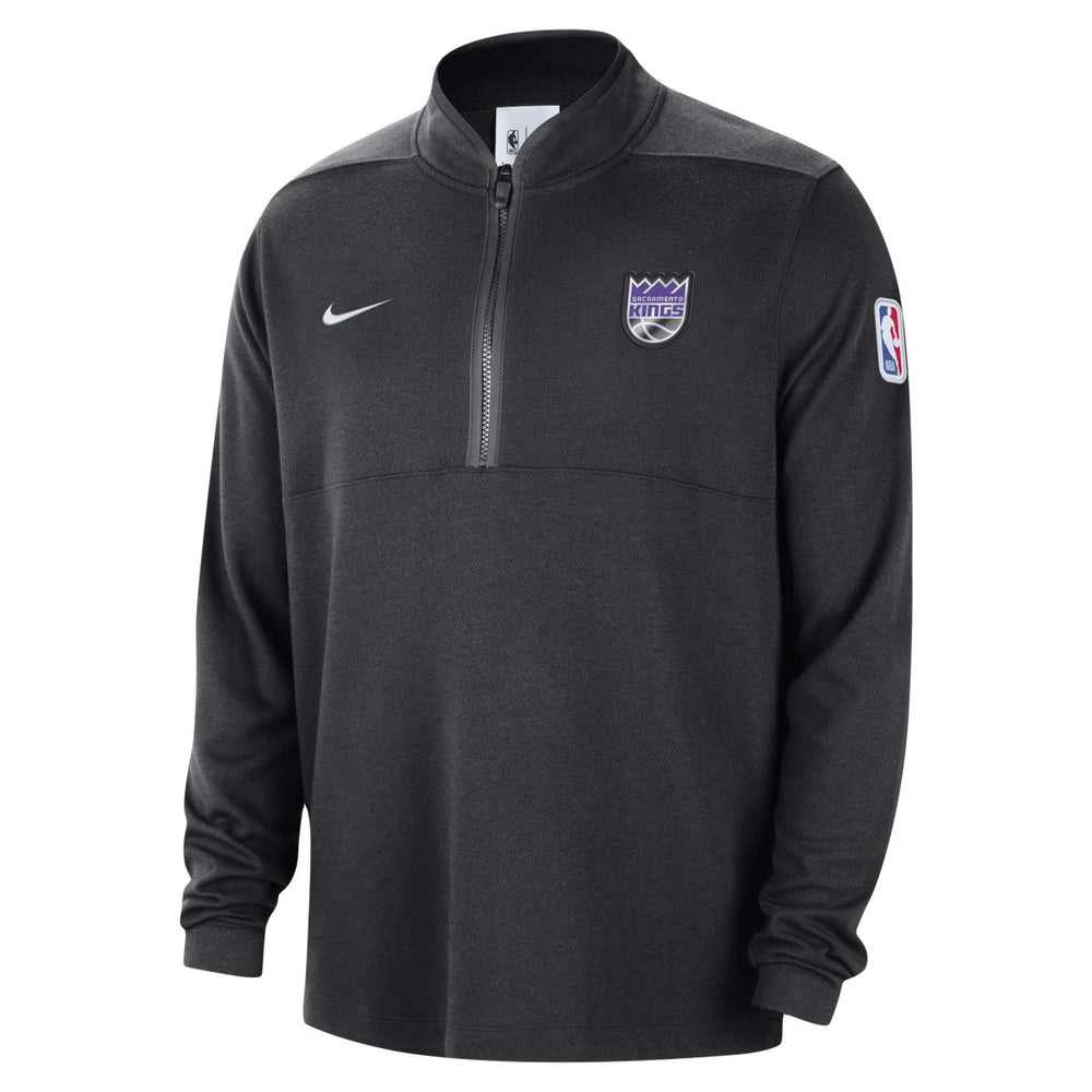 Sacramento Kings Authentic Performance Half-Zip Jacket Black | Nike for sale