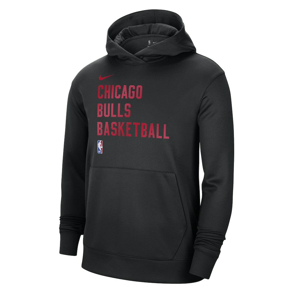 Chicago Bulls Unisex 2023/24 Performance Spotlight On-Court Practice Pullover Hoodie Black | Nike discount