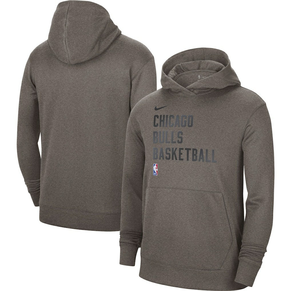 Chicago Bulls Unisex 2023/24 Performance Spotlight On-Court Practice Pullover Hoodie Olive | Nike US