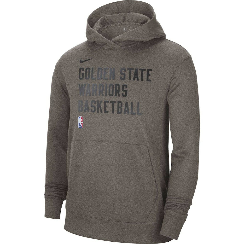 Golden State Warriors Unisex 2023/24 Performance Spotlight On-Court Practice Pullover Hoodie for sale Olive | Nike US