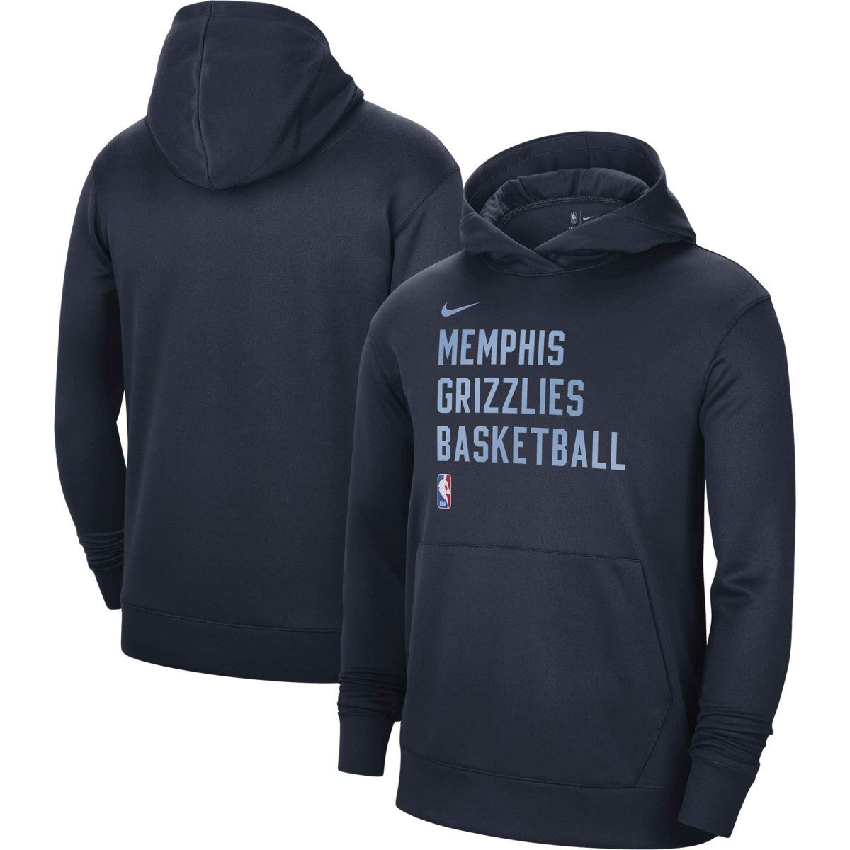 Memphis Grizzlies Unisex 2023/24 Performance Spotlight On-Court Practice Pullover Hoodie Navy | Nike outlet