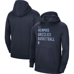Memphis Grizzlies Unisex 2023/24 Performance Spotlight On-Court Practice Pullover Hoodie Navy | Nike outlet