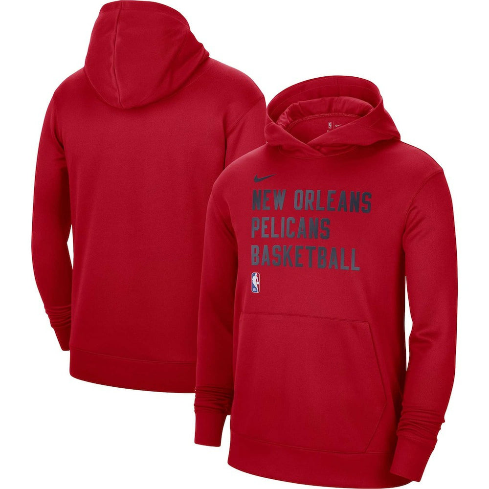 New Orleans Pelicans Unisex 2023/24 Performance Spotlight On-Court Practice Pullover Hoodie Red | Nike for sale
