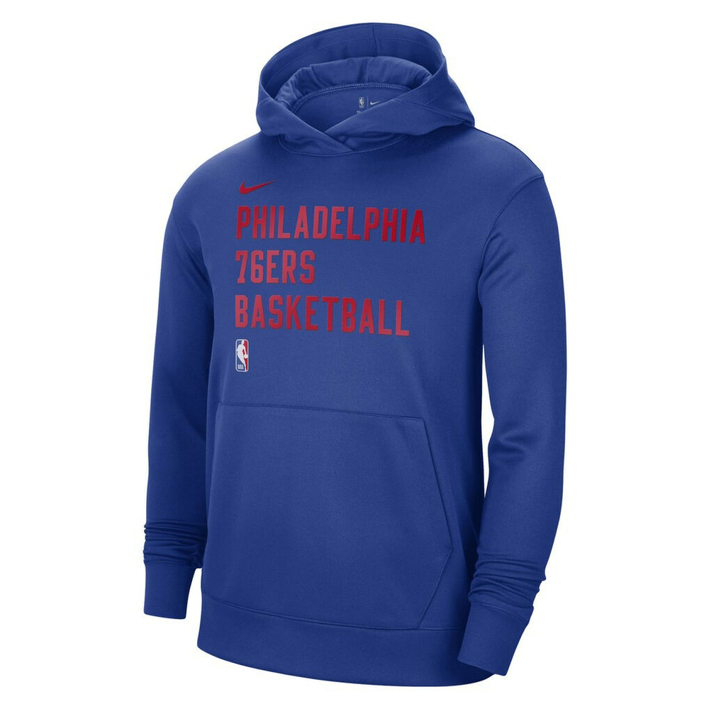 Philadelphia 76ers Unisex 2023/24 Performance Spotlight On-Court Practice Pullover Hoodie Royal | Nike Near Me