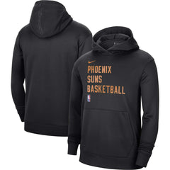 Phoenix Suns Unisex 2023/24 Performance Spotlight On-Court Practice Pullover Hoodie Black | Nike Near Me