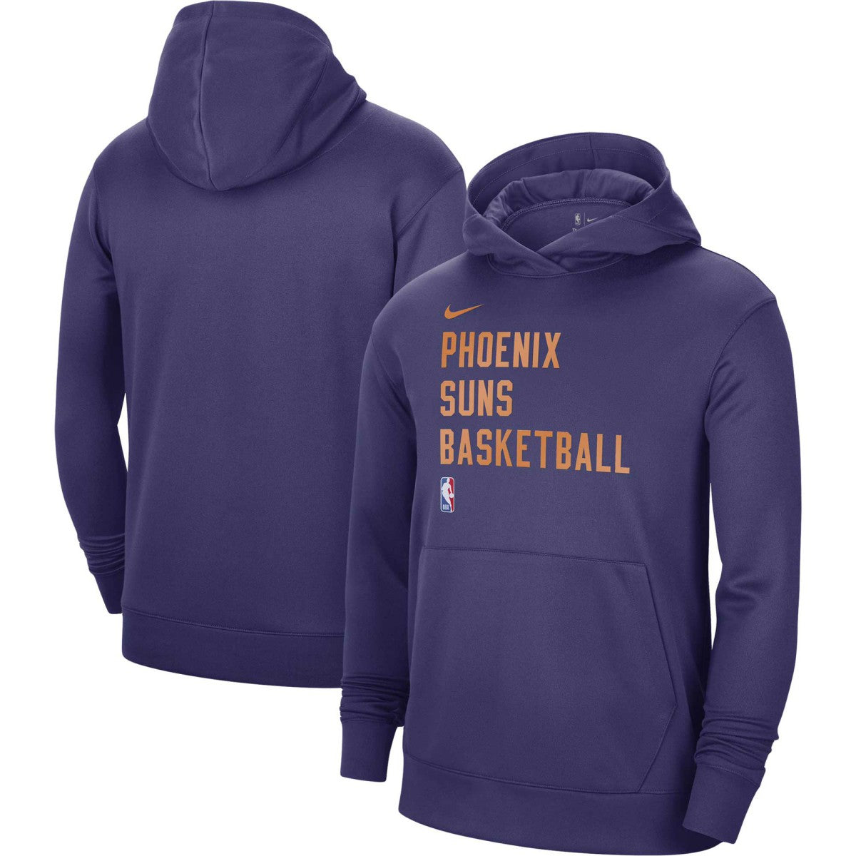 Phoenix Suns Unisex 2023/24 Performance Spotlight On-Court Practice Pullover Hoodie Purple | Nike for sale