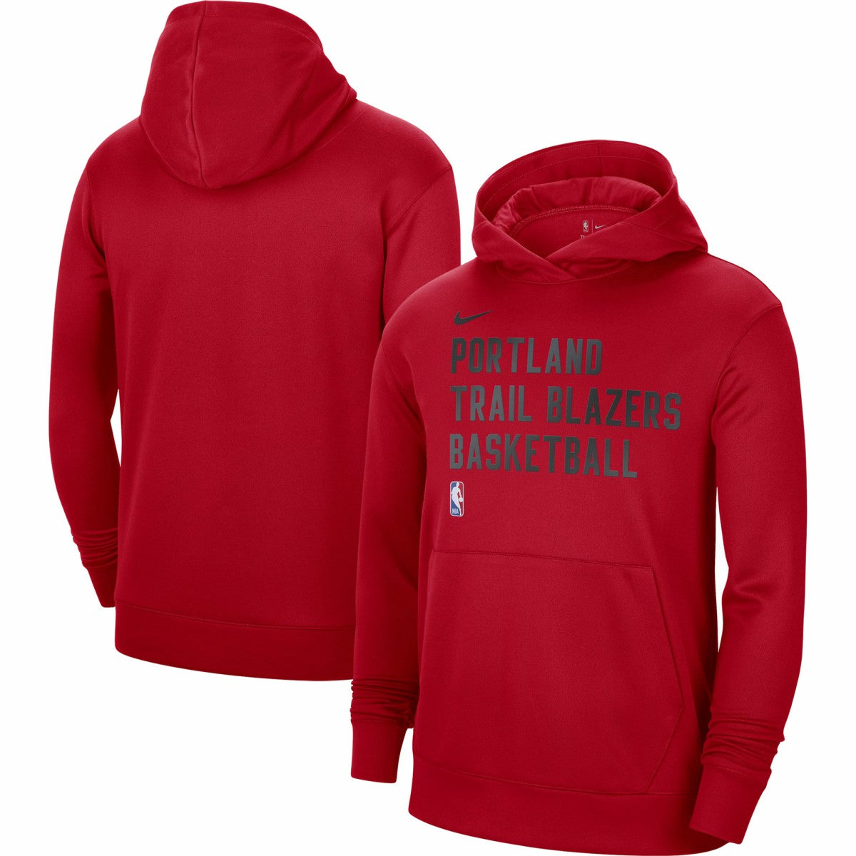 Portland Trail Blazers Unisex 2023/24 Performance Spotlight On-Court Practice Pullover Hoodie Red | Nike US