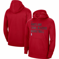 Portland Trail Blazers Unisex 2023/24 Performance Spotlight On-Court Practice Pullover Hoodie Red | Nike US
