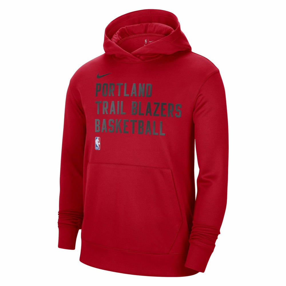 Portland Trail Blazers Unisex 2023/24 Performance Spotlight On-Court Practice Pullover Hoodie Red | Nike US