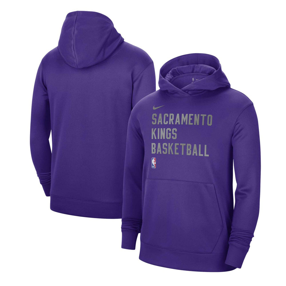 Sacramento Kings Unisex 2023/24 Performance Spotlight On-Court Practice Pullover Hoodie Purple | Nike online