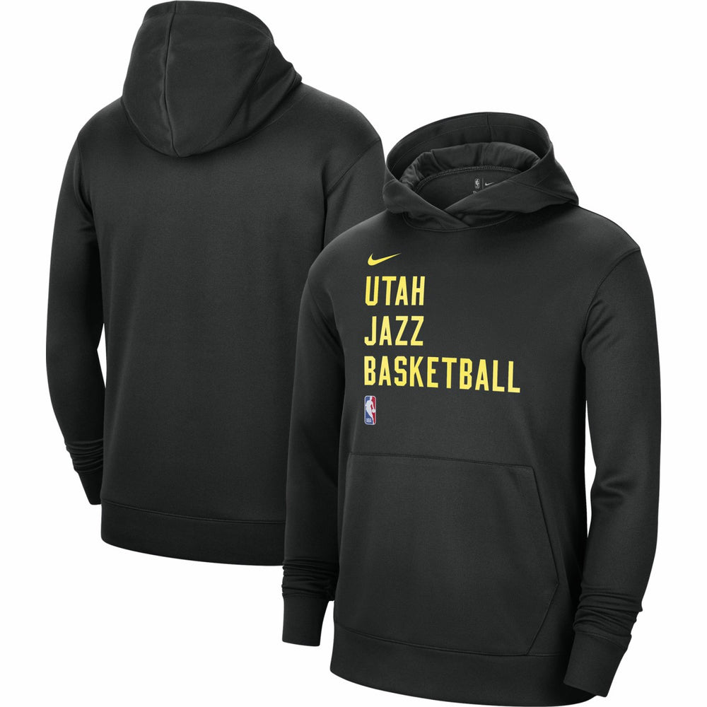 Utah Jazz Unisex 2023/24 Performance Spotlight On-Court Practice Pullover Hoodie Black | Nike discount