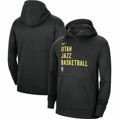 Utah Jazz Unisex 2023/24 Performance Spotlight On-Court Practice Pullover Hoodie Black | Nike discount