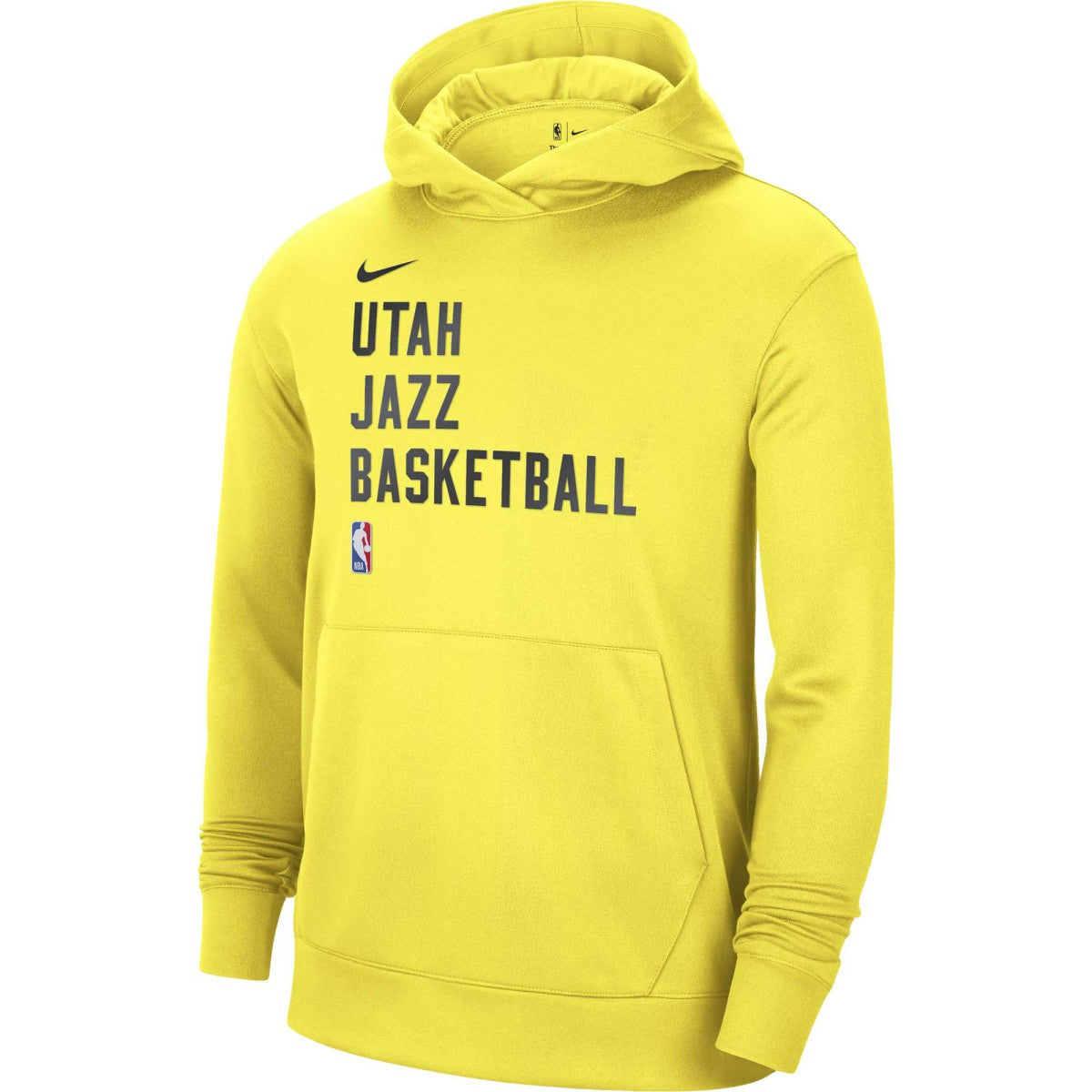 Utah Jazz Unisex 2023/24 Performance Spotlight On-Court Practice Pullover Hoodie Yellow | Nike outlet