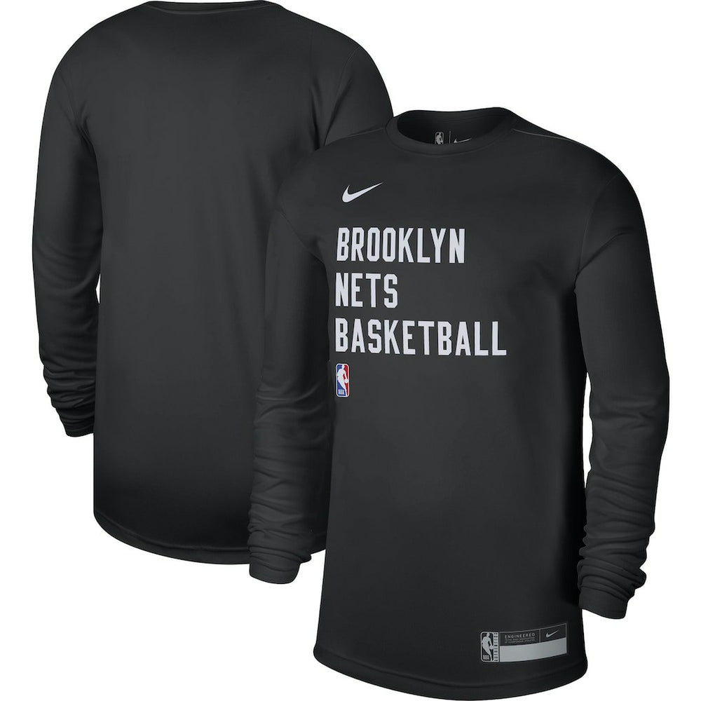 Brooklyn Nets Unisex 2023/24 Legend On-Court Practice Long Sleeve T-Shirt Black | Nike Near Me