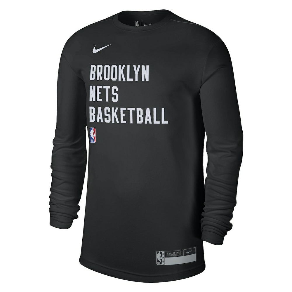 Brooklyn Nets Unisex 2023/24 Legend On-Court Practice Long Sleeve T-Shirt Black | Nike Near Me