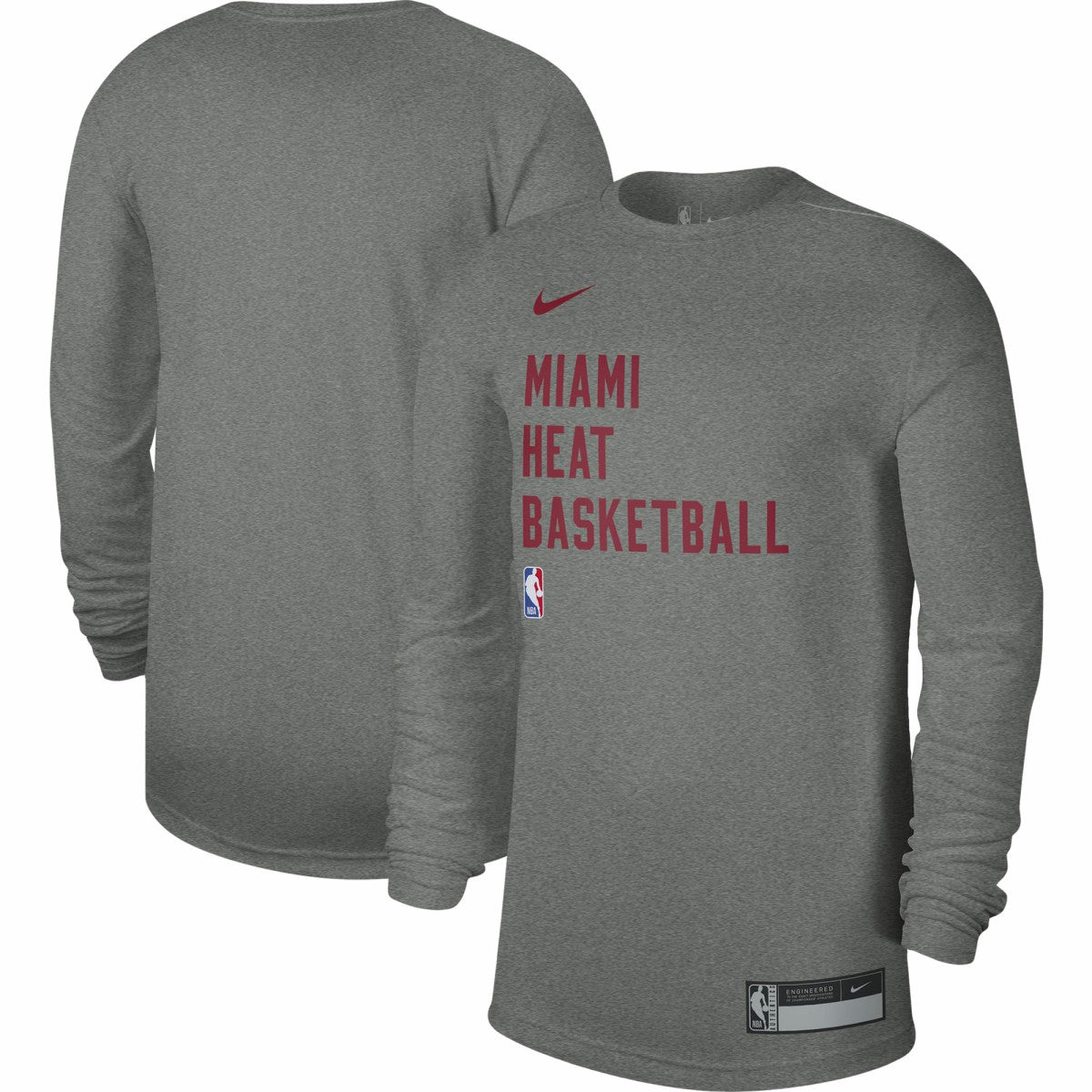 Miami Heat Unisex 2023/24 Legend On-Court Practice Long Sleeve T-Shirt Heather Gray | Nike online
