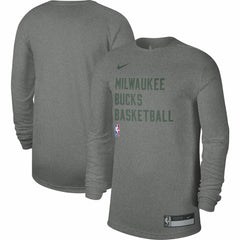 Milwaukee Bucks Unisex 2023/24 Legend On-Court Practice Long Sleeve T-Shirt Heather Gray | Nike Near Me