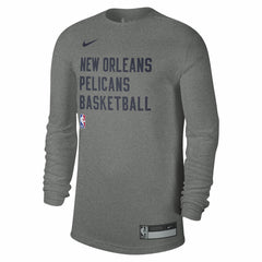 New Orleans Pelicans Unisex 2023/24 Legend On-Court Practice Long Sleeve T-Shirt Heather Gray | Nike Near Me