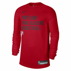 Portland Trail Blazers Unisex 2023/24 Legend On-Court Practice Long Sleeve T-Shirt Red | Nike discount