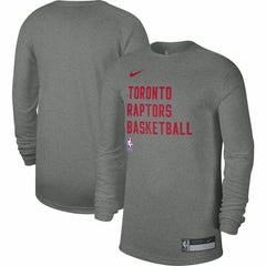 Toronto Raptors Unisex 2023/24 Legend On-Court Practice Long Sleeve T-Shirt Heather Gray | Nike