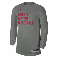 Toronto Raptors Unisex 2023/24 Legend On-Court Practice Long Sleeve T-Shirt Heather Gray | Nike