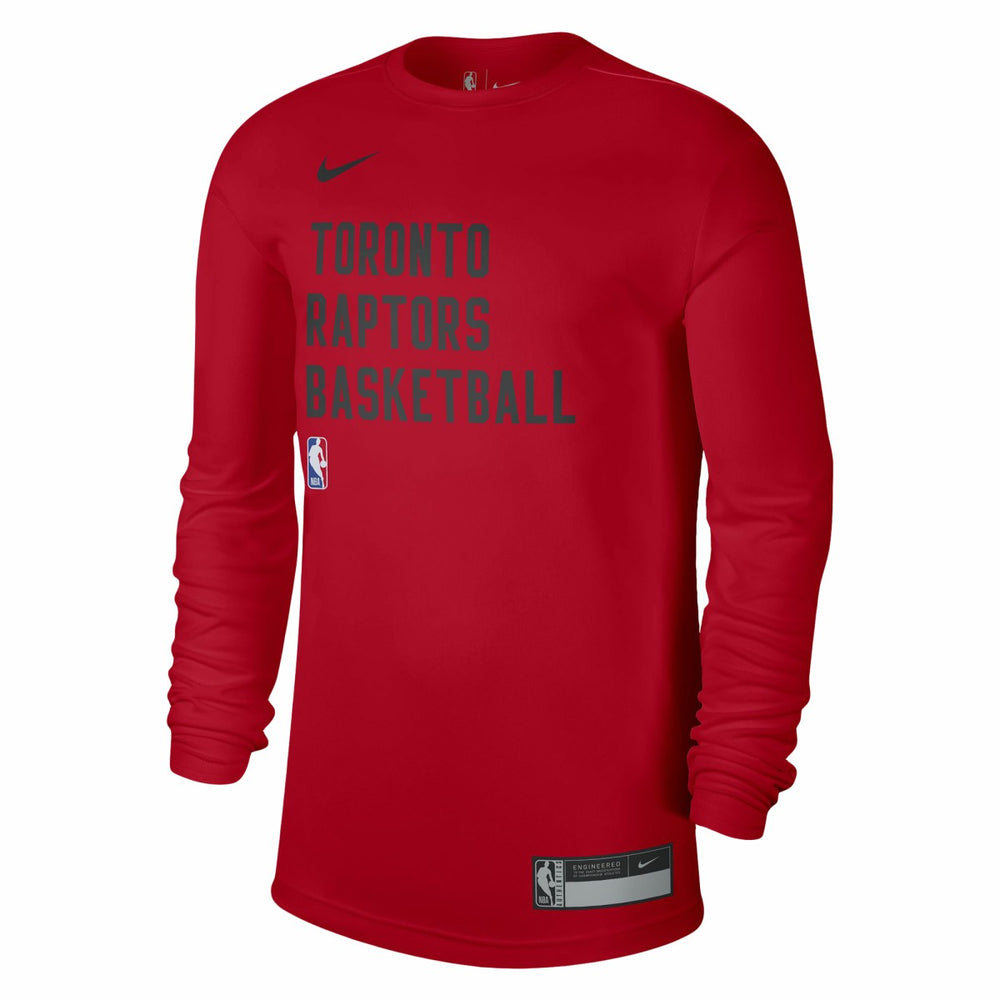 Toronto Raptors Unisex 2023/24 Legend On-Court Practice Long Sleeve T-Shirt Red | Nike Lifestyle