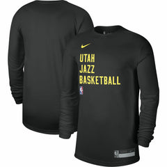 Utah Jazz Unisex 2023/24 Legend On-Court Practice Long Sleeve T-Shirt Black | Nike for sale