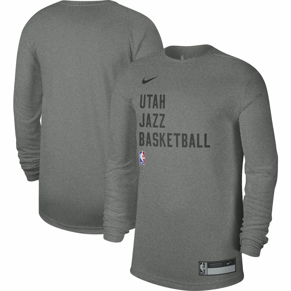 Utah Jazz Unisex 2023/24 Legend On-Court Practice Long Sleeve T-Shirt Heather Gray | Nike online