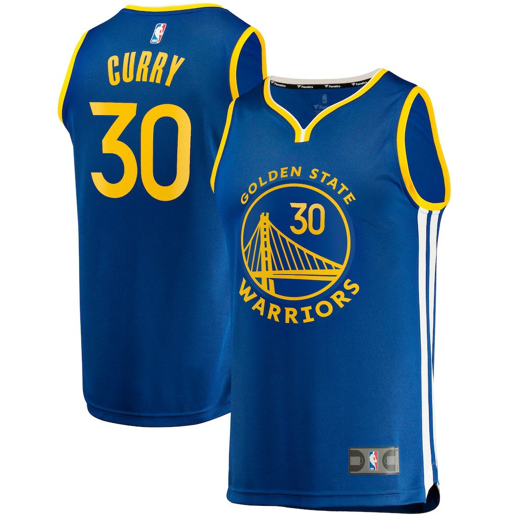 Stephen Curry Golden State Warriors Big & Tall Fast Break Player Jersey for sale Royal for sale Icon Edition | Fanatics Near Me