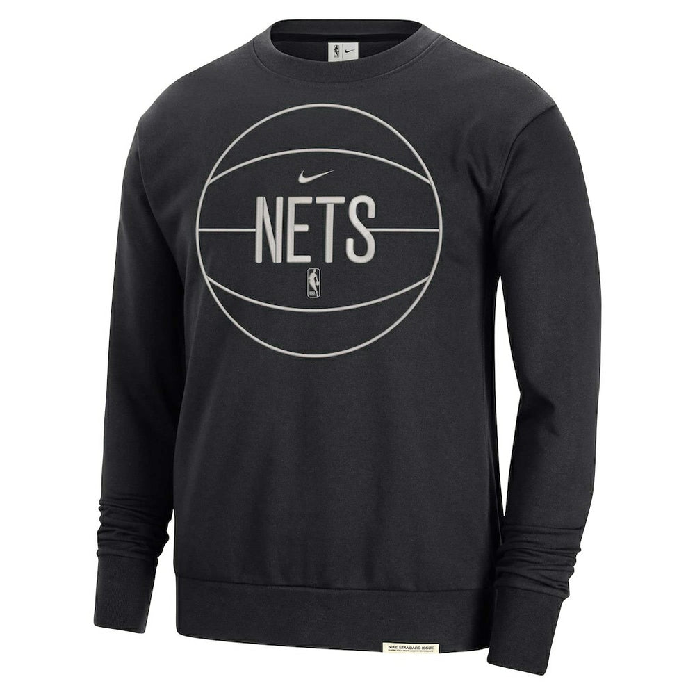 Brooklyn Nets 2023/24 Authentic Standard Issue Travel Performance Pullover Sweatshirt Black | Nike online