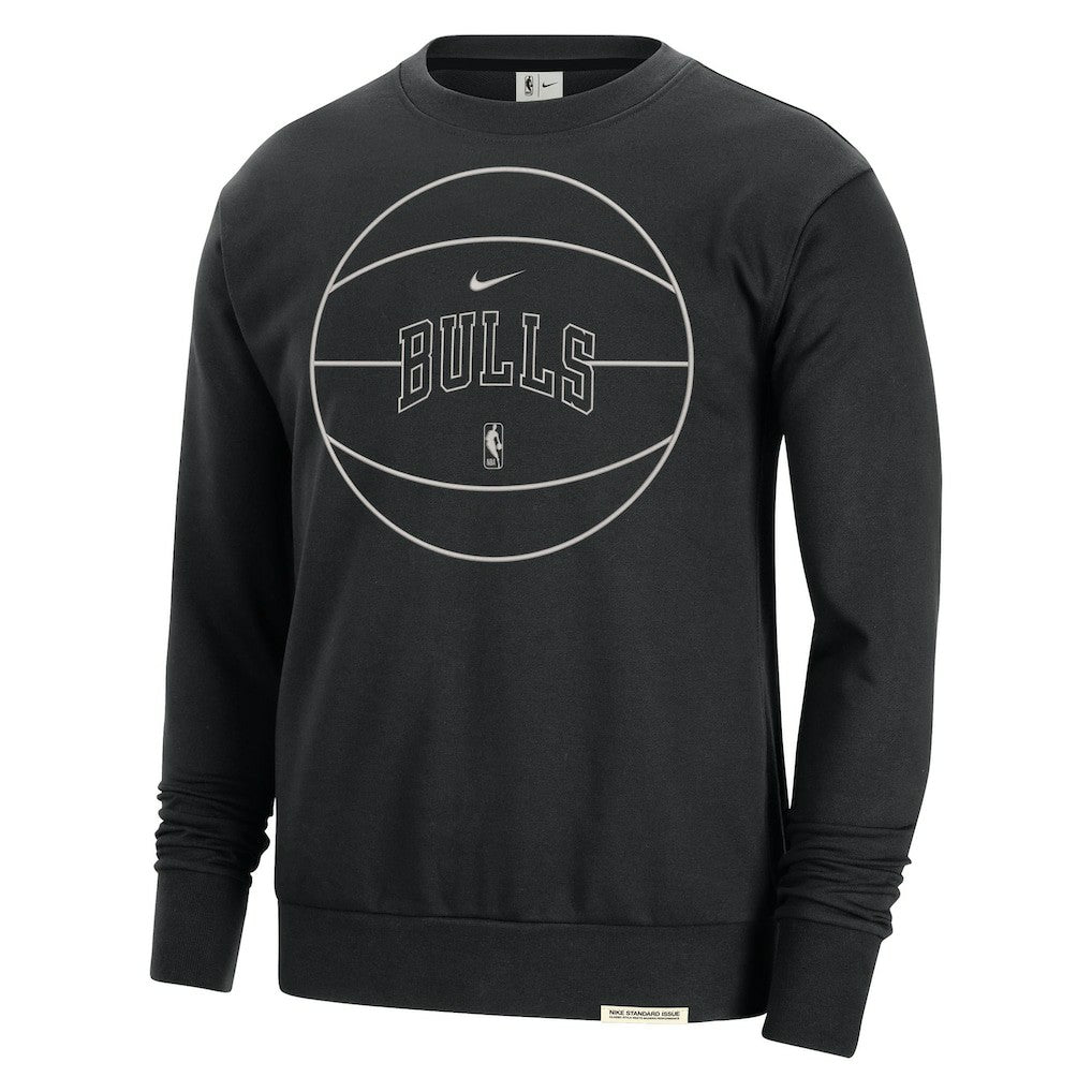 Chicago Bulls 2023/24 Authentic Standard Issue Travel Performance Pullover Sweatshirt Black | Nike discount