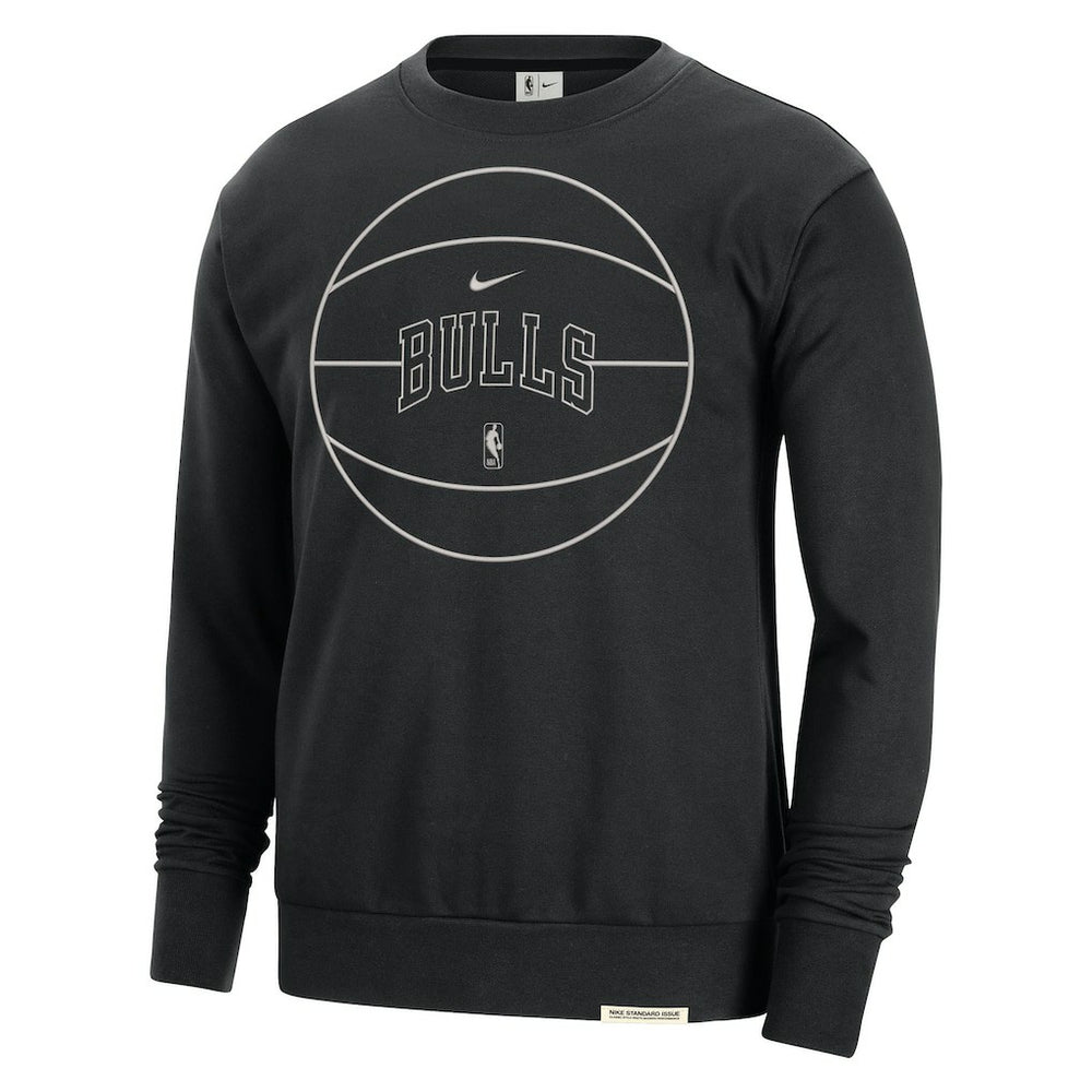 Chicago Bulls 2023/24 Authentic Standard Issue Travel Performance Pullover Sweatshirt Black | Nike discount