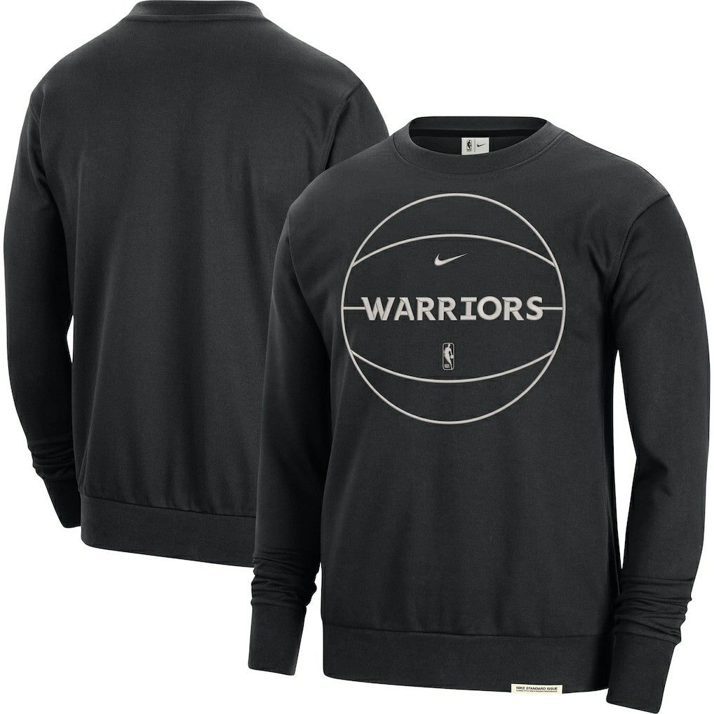 Golden State Warriors 2023/24 Authentic Standard Issue Travel Performance Pullover Sweatshirt for sale Black | Nike online
